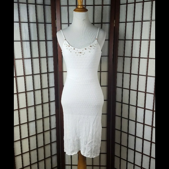 Guess Jeans Dresses & Skirts - Cotton Lined Adjustable spaghetti Strap Dress